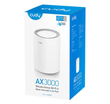 CUDY AX3000 Wi-Fi 6  MESH System  (Single Pack)