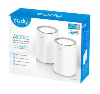 SCUDY AX3000 Wi-Fi 6  MESH System  (Twin Pack) 